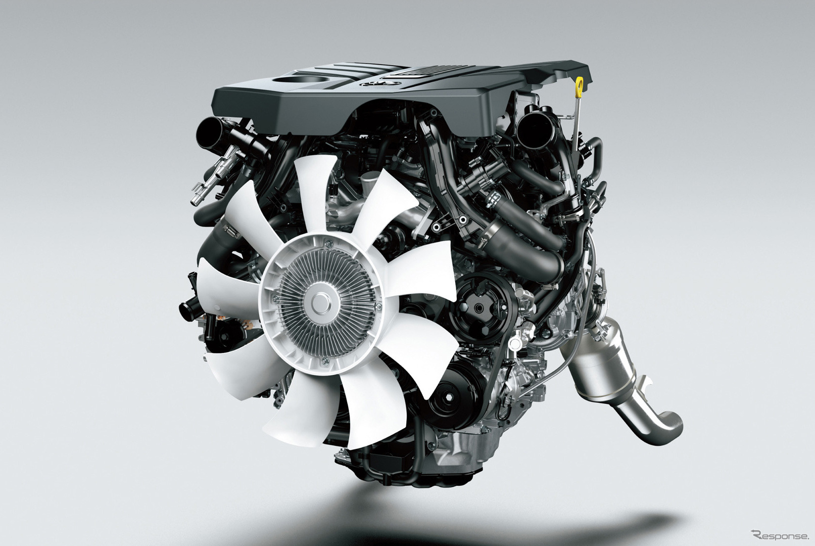 トヨタ ランドクルーザー 新型のV6ガソリン ツインターボエンジン
