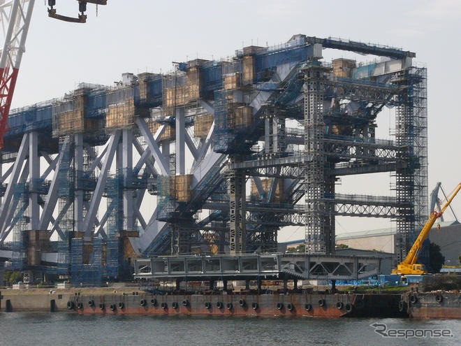 【東京港臨海大橋】長さベイブリッジの2倍！ 架設工事始まる