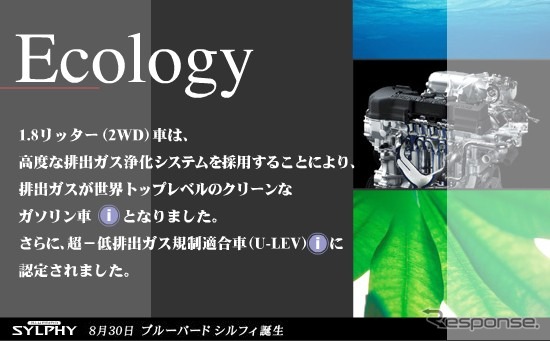 すでに堂々公開!!『ブルーバードシルフィ』を日産Webサイトで