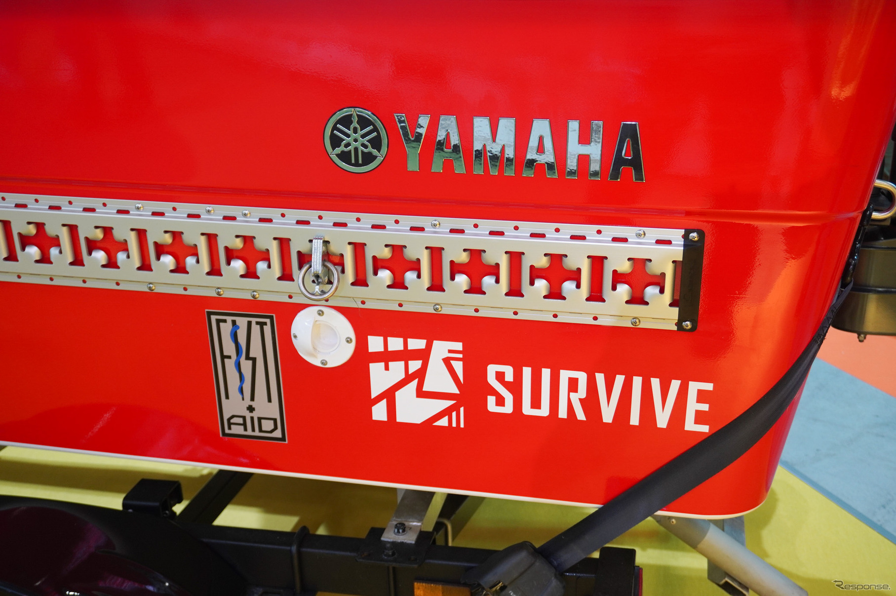 「PLAY SURVIVE 遊んで 備える」をコンセプトに出展したヤマハ発動機、ヤマハモーターエンジニアリング（東京国際消防防災展2023）