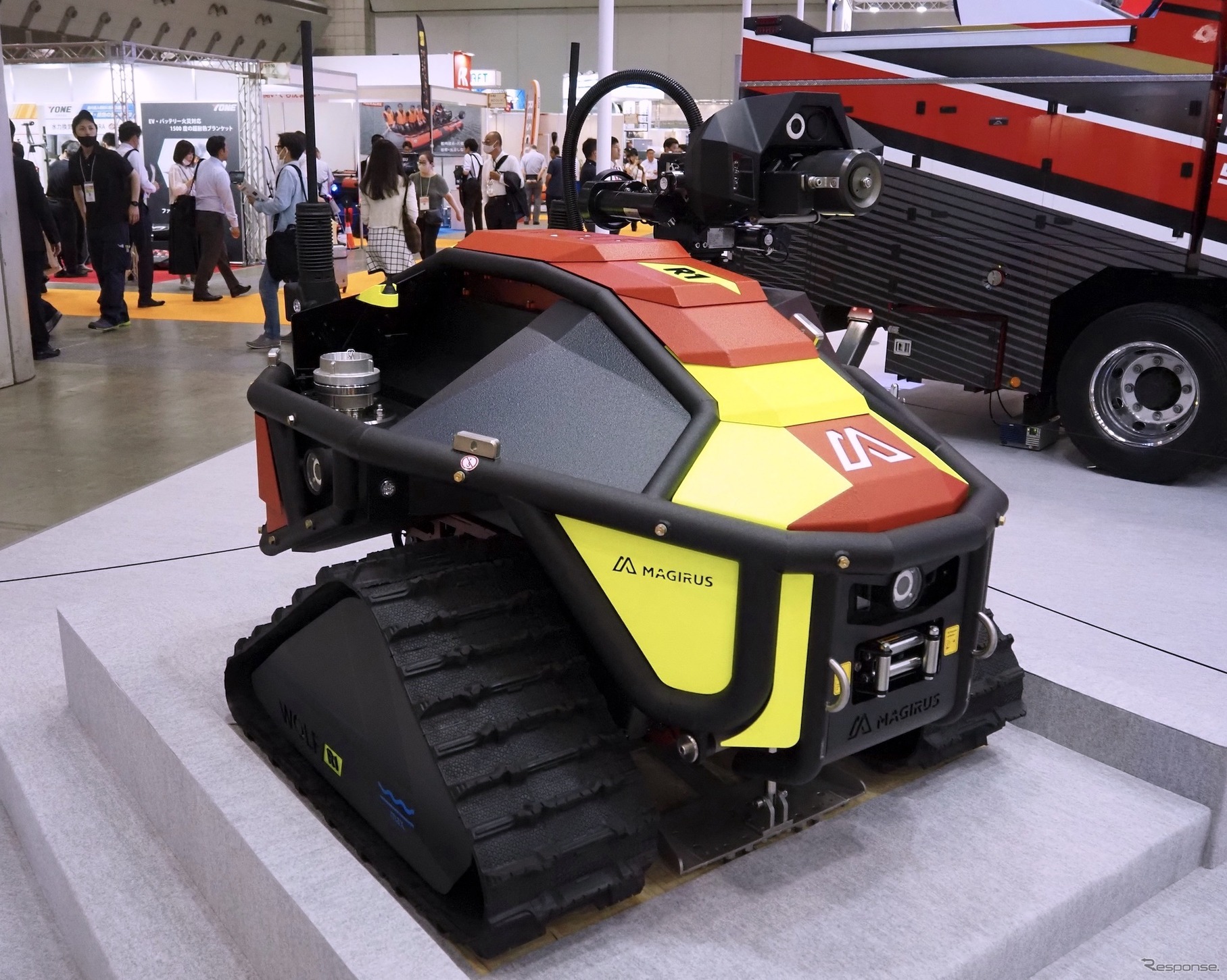 モリタ/マギルス多目的消防戦術ロボットWolf R1（東京国際消防防災展2023）