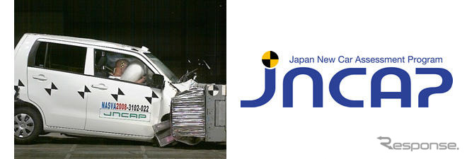 【JNCAP】スズキ ワゴンR が新型軽自動車の中で最高評価