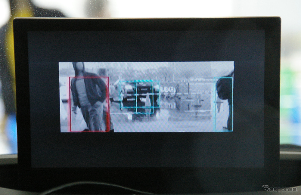 アイサイトは2つのカメラを使用することで障害物の形、距離を正確に認識することができる