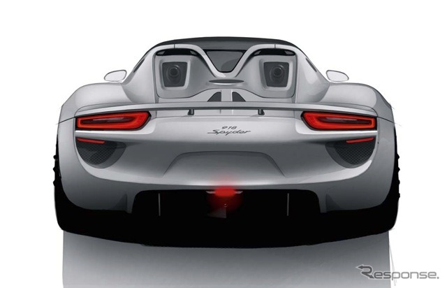 ポルシェ918スパイダー開発スケッチ