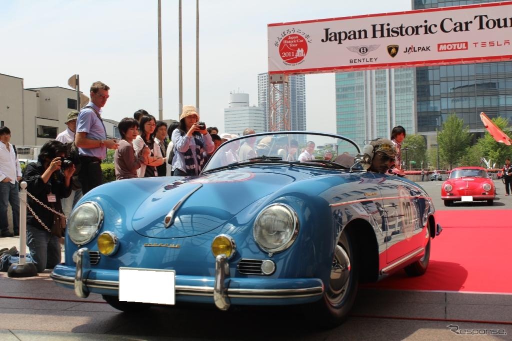 ジャパン・ヒストリックカー・ツアー11。九州から参加したポルシェ356プリAロードスター