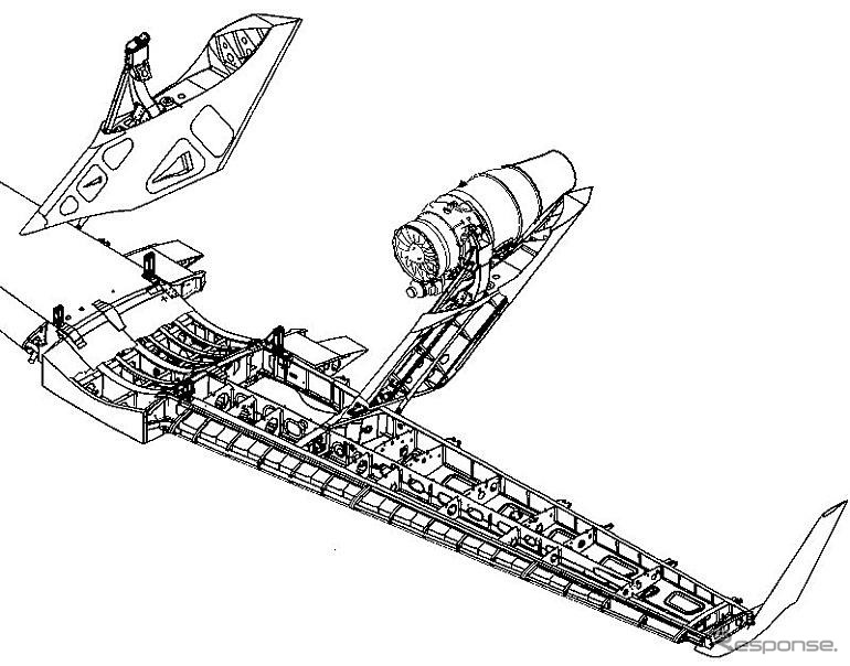 【ホンダはばたく】機体も自社開発---こんなところにエンジン搭載