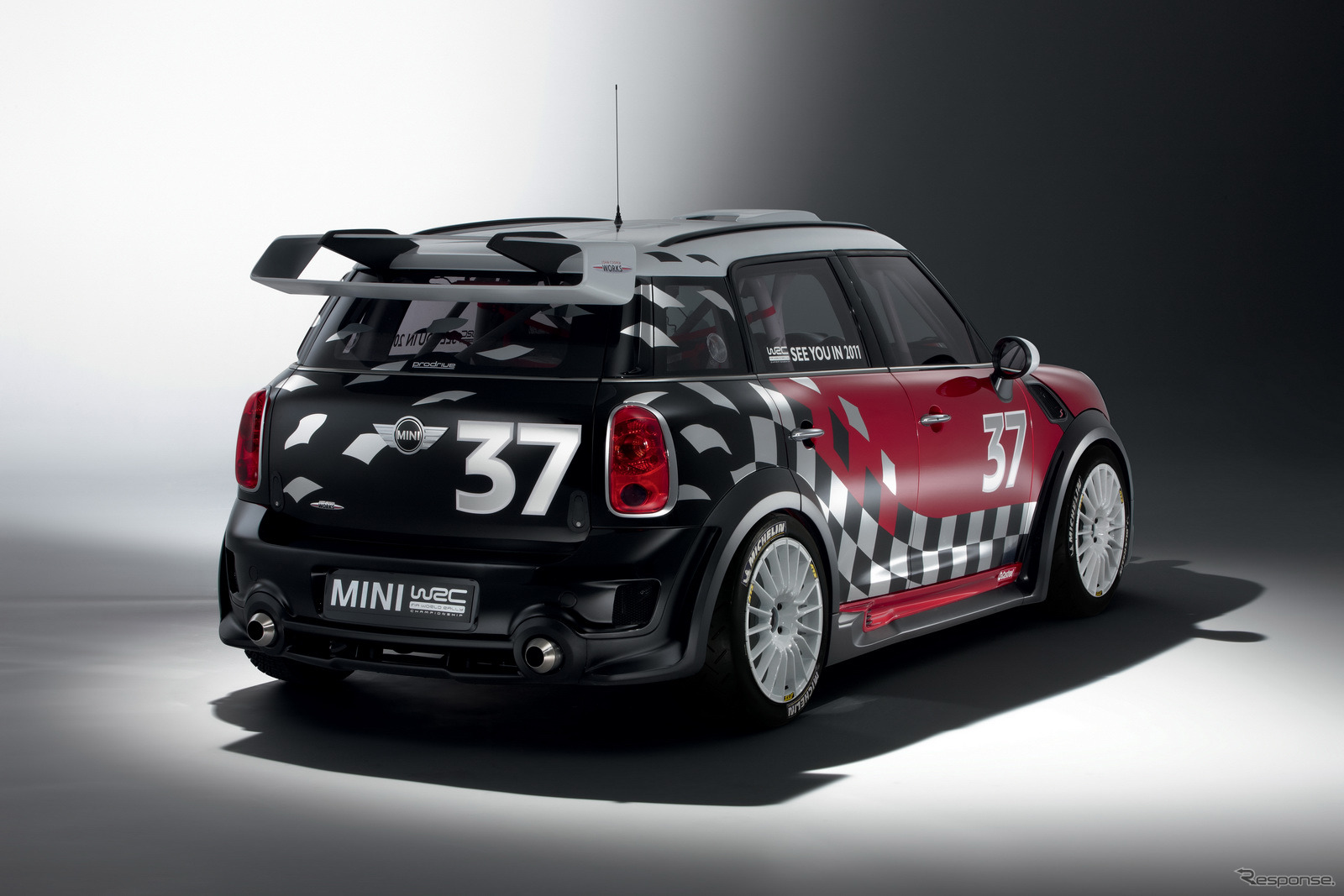 MINIクロスオーバーがベースのWRC(世界ラリー選手権）参戦マシン、MINI WRC