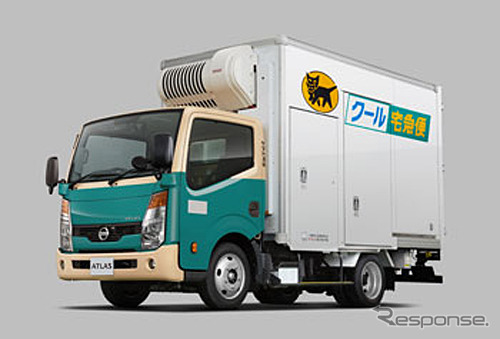 日産とヤマト運輸、100％電気式冷蔵冷凍システムトラックの実証運行を川崎市で開始