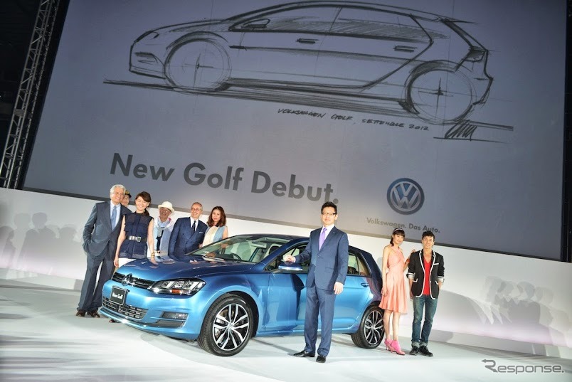 VW 7代目ゴルフ 発表会