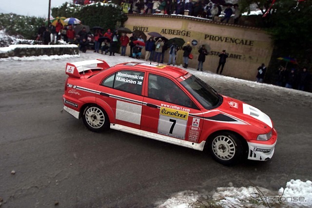 【WRCモンテカルロラリー】雪と氷で2001年シーズン開幕