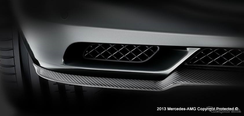 メルセデスベンツ AMGの謎の新型車の予告イメージ
