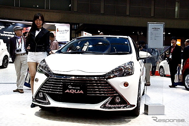 トヨタ自動車東日本が参考出品したアクアのベースのコンセプトカー