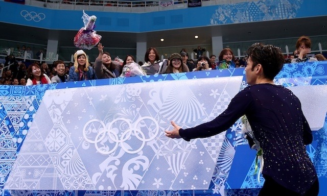 ソチ冬季オリンピック、羽生結弦選手（2月14日）　(c) Getty Images