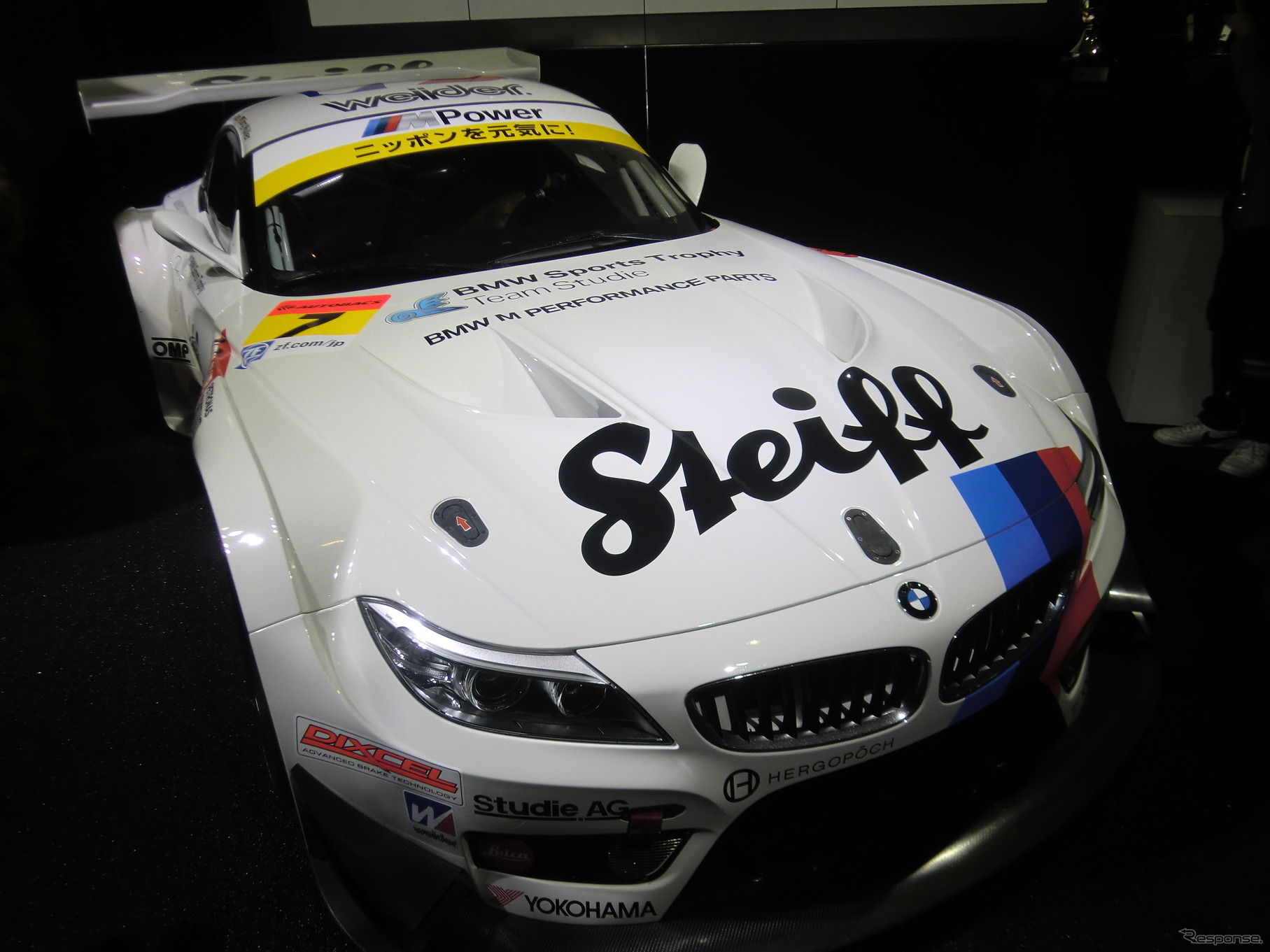 今季からGT300に参戦するBMW Sports Trophy Team Studieのマシンカラーには、BMWワークス感が色濃く漂う。