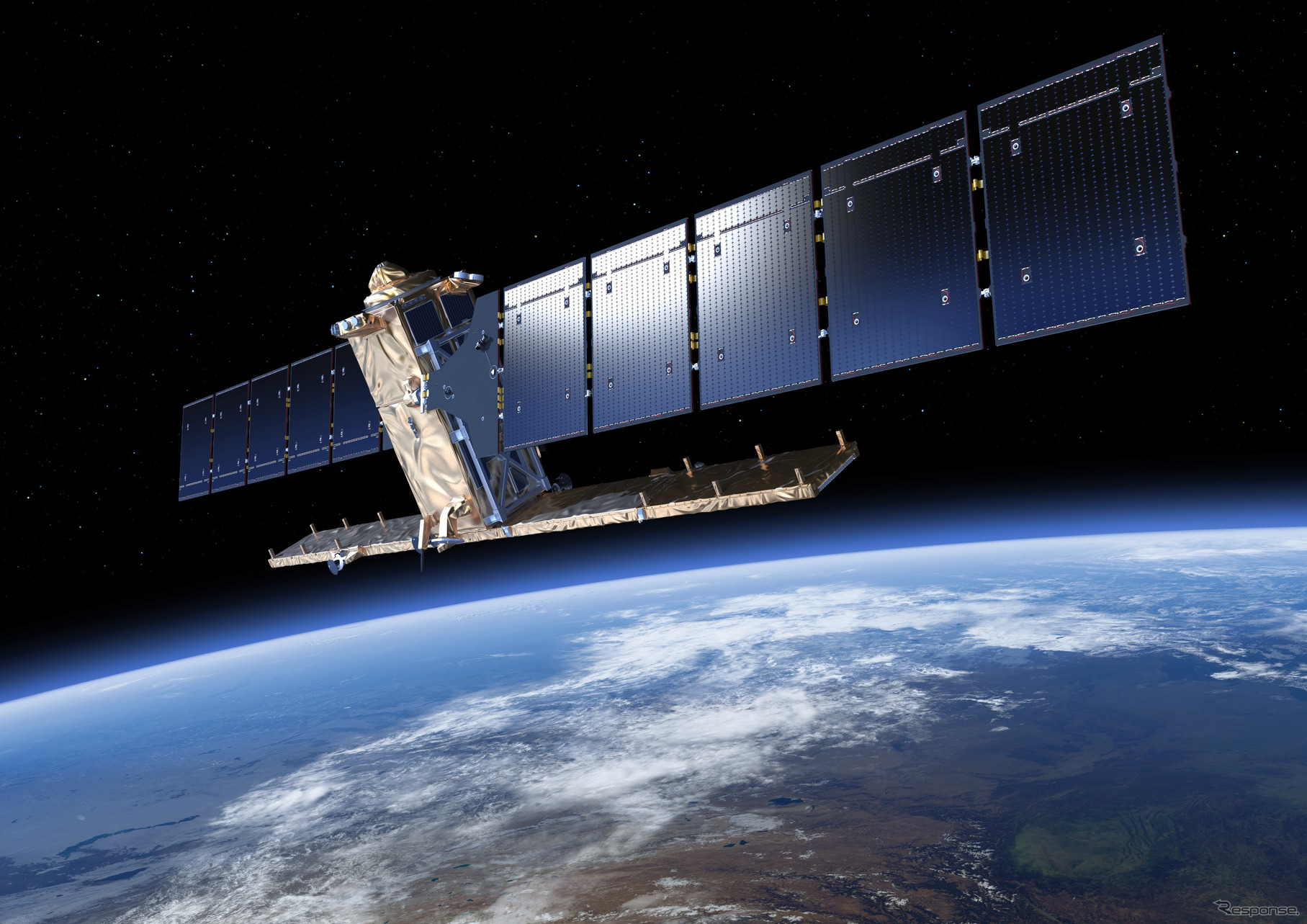 ESAのレーダー地球観測衛星「センチネル 1A」