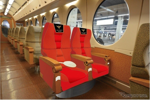 赤い50000系の5号車（スーパーシート）には映画「ガンダムUC」に登場するキャラクターの「専用席」が設けられる。