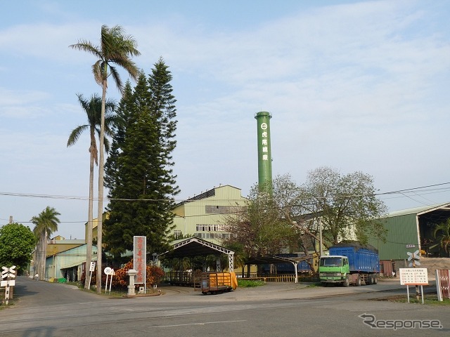 台湾糖業虎尾糖廠。虎尾の中心市街地にある。