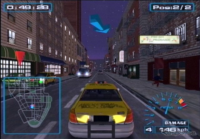 【PS2 MIDNIGHT CLUB】真夜中の市街地を縦横無尽に走りまくる