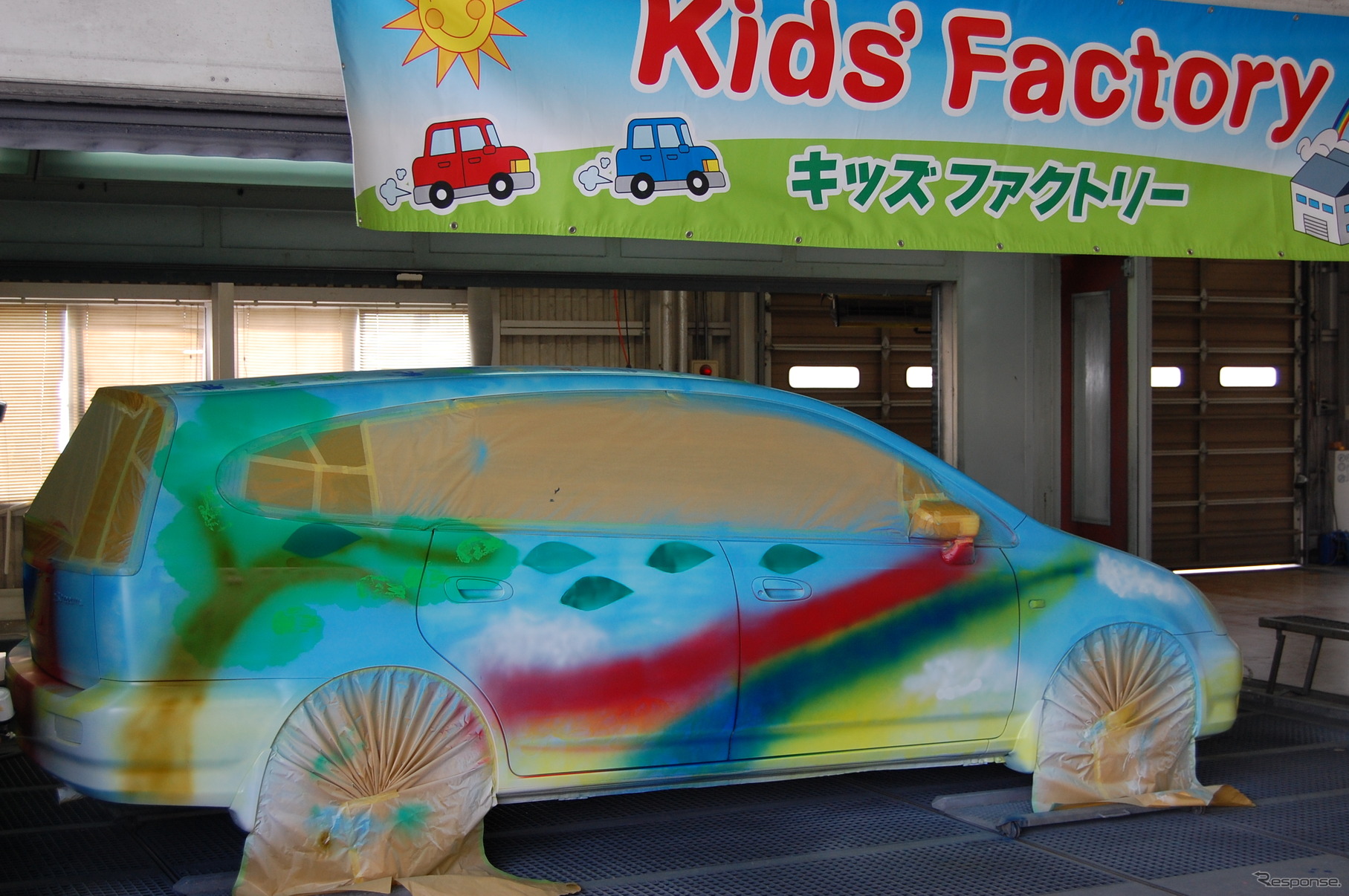 車両はこの後仕上げを施し、ホンダカーズ栃木 インターパーク店に展示される