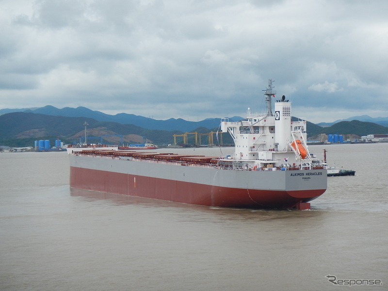常石造船、中国グループ会社が8万1600メトリックトン型ばら積み貨物船カムサマックスバルカー「アルキモス・ヘラクレス」を竣工