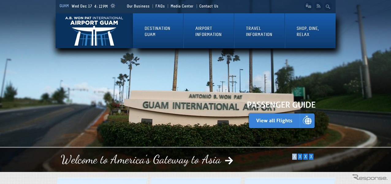 グアム国際空港公式ウェブサイト