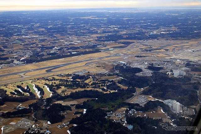 福岡へ向かって成田を離陸したジェットスター・ジャパンA320機内から　（参考画像）