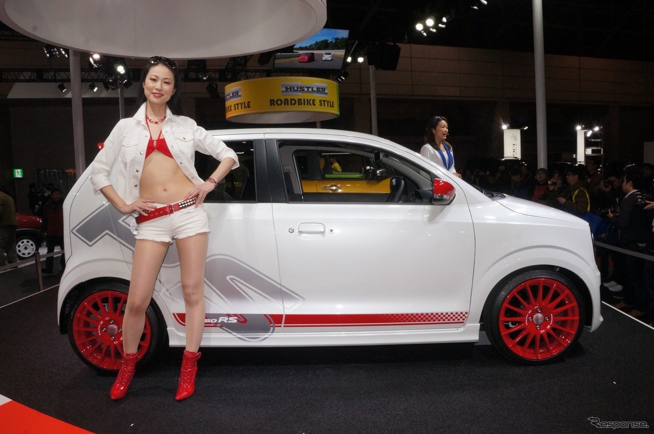 【東京オートサロン15】ワークスの再来、スズキ アルト RS コンセプト 初公開…3月発売