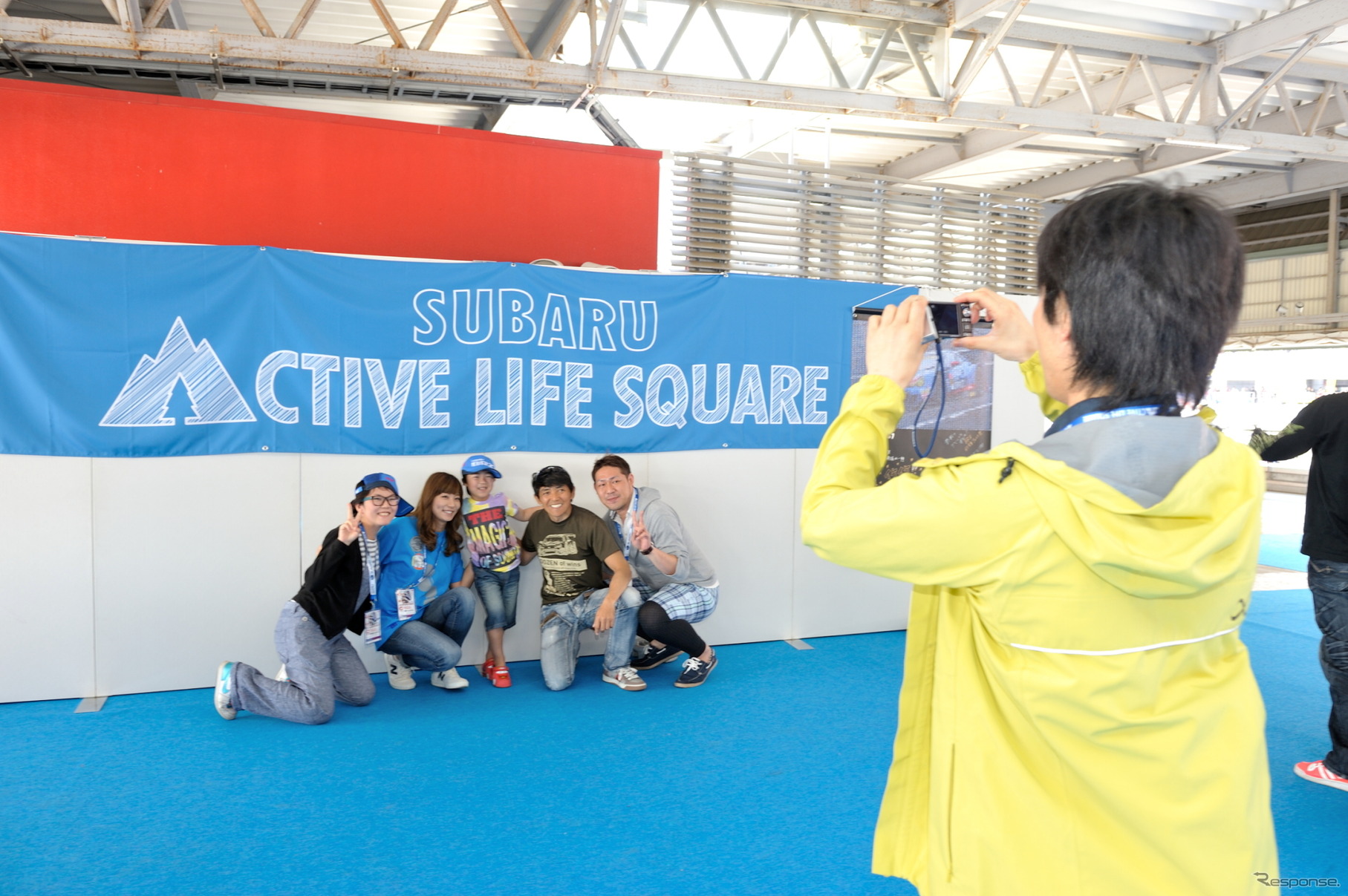 「SUBARU ACTIVE SQUARE」SUPER GT親子観戦ツアーの様子