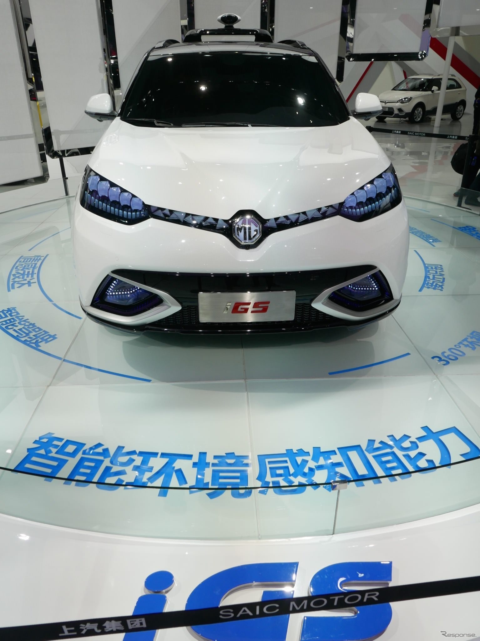 【上海モーターショー15】中国上海汽車、自動運転SUV『MG iGS』を初公開