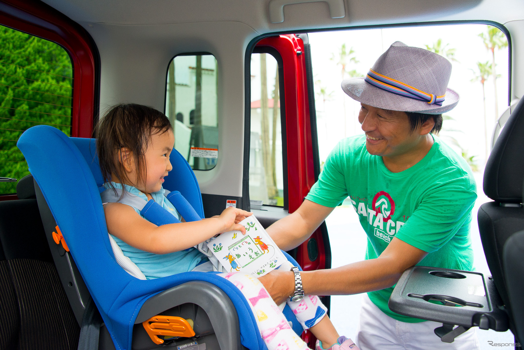 三菱 eKスペースカスタム で行く、イクメンパパと娘の湘南ドライブ