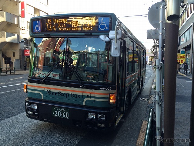 荻窪駅には若干の早着。5番バス停から南田中車庫までの荻12-1系統に乗車。途中の井荻方面までは関東バスの便も運行されていて、荻窪駅のバス停は共用となっている。