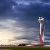 トルコ・イスタンブールの新空港管制塔における建築コンペで選ばれた、アメリカの本拠とする国際エンジニアリング会社のAECOMとイタリアのピニンファリーナによる共同提案。