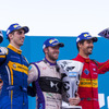 第4戦アルゼンチンの表彰台、左から2位ブエミ、優勝バード、3位ディ・グラッシ。