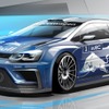 フォルクスワーゲン ポロR WRCの2017年型のイメージスケッチ
