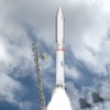 イプシロンロケットの打上げのイメージCG。