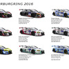 9台のアウディR8LMS