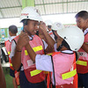 6月29日 タイバンコク郊外(サムットプラーカーン県)にある小学校にて、交通安全教育を実施し、ヘルメット615個を寄贈