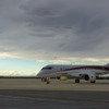 MRJ（グラント・カウンティ空港）　〈写真提供　三菱航空機〉