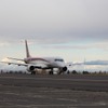 MRJ（グラント・カウンティ空港）　〈写真提供　三菱航空機〉