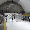 夜行列車の出発地点となる元町・中華街駅。ここから夜行列車が運行されるのは今回が初めてになる。