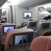 JALの機内でスバルの社長のビデオメッセージが流れるのは壮観でもあった