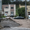 平成30年北海道胆振東部地震（9月7日、札幌市清田区）　(c) Getty Images