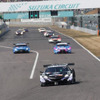 3月に開催された、モースポフェス 2019 SUZUKA～モータースポーツファン感謝デー～でのSUPER GT車両走行の様子