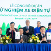 電動小型車両の自動運転システムの共同開発を目的とした実証実験に関する覚書をベトナムで締結したヤマハ発動機、FPT、Ecopark