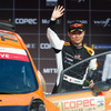 5月前半、WRCチリ戦における「WRC2」で優勝した時の勝田（マシンはフォード・フィエスタR5）。
