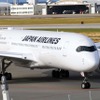 首里城再建の応援メッセージと共に、JALのエアバス A350 が就航