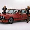 BMWアルピナB7ターボ。パリモーターショーにあたってのプロモーションと思われる（1986年）。