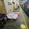 ウクライナ、キーウ（＝キエフ）市の地下鉄（3月25日）