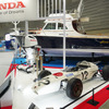 ホンダはエンジンの歴史を思わせる展示も（ジャパン・インターナショナルボートショー2023）