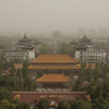中国・北京での黄砂（4月11日）